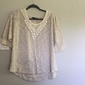Oatmeal crocheted top